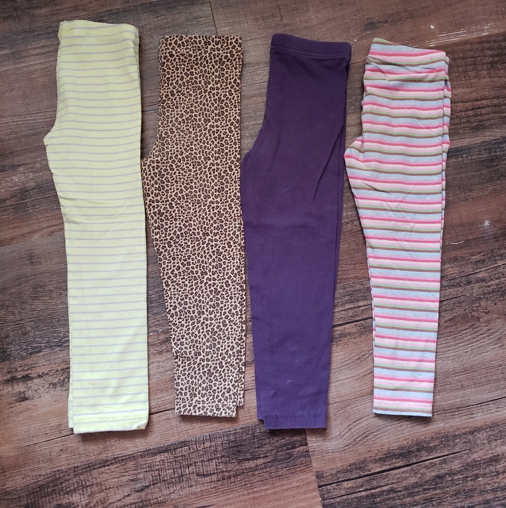 4 pairs leggings 4 & 4t